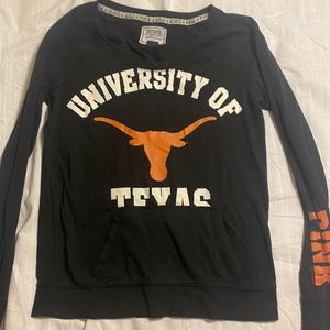 Vs pink pullover texas longhorns